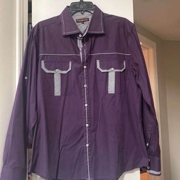 Perruzo Other - Perruzo Men's Dress Shirt Size Large
